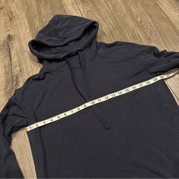 Athleta Sayulita Hoodie Sweatshirt Navy Small Casual Soft Thumbholes Outdoor - Picture 9 of 10